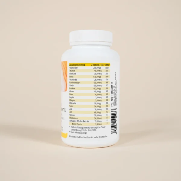 Mitocare B Vitamine + Spurenelemente 180 Kapseln – Bild 3
