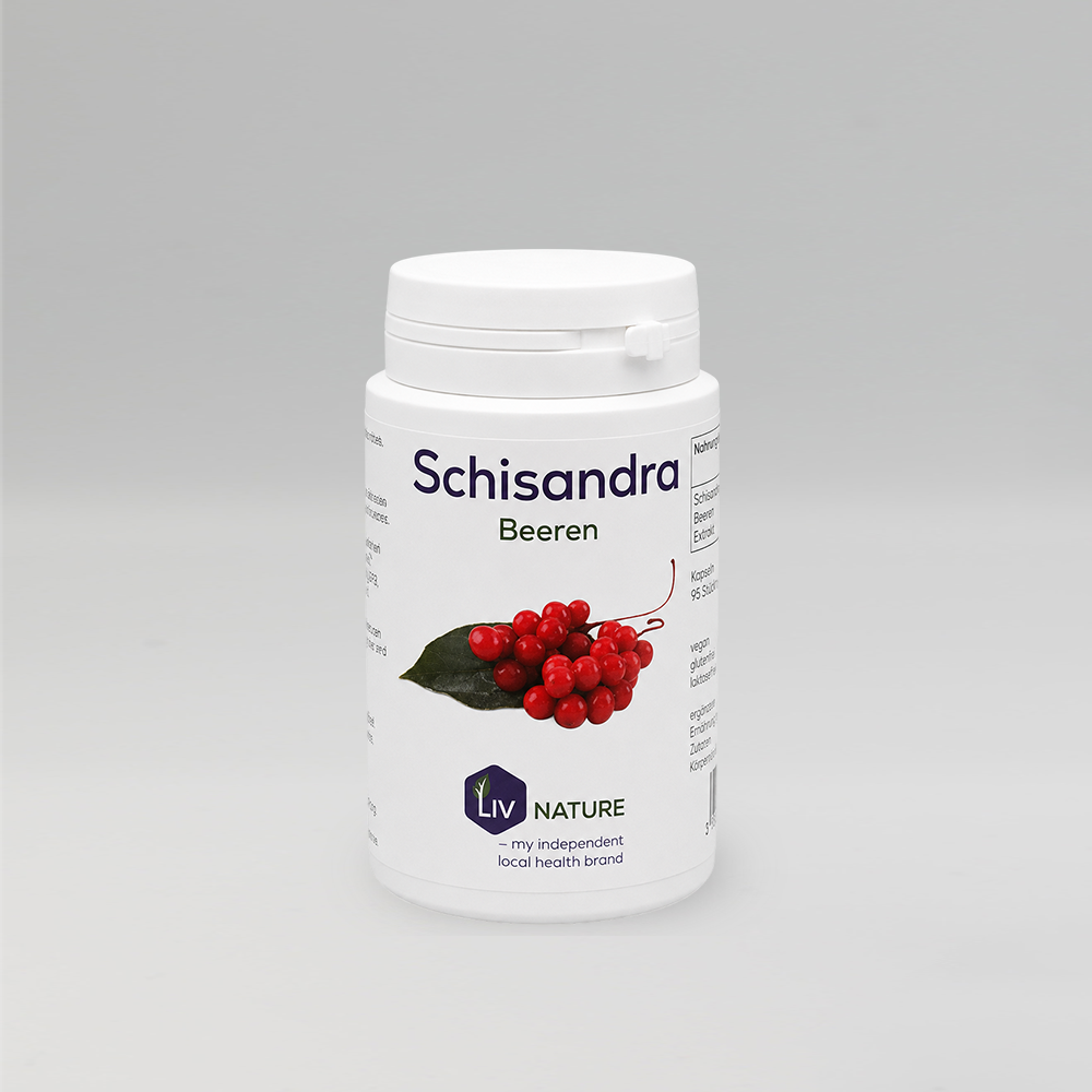 LivNature Schisandra Beeren 500mg Kps 100Stk