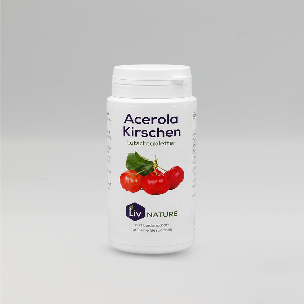 LivNature Acerola-Kirsche 30 Stk Lutschtabletten