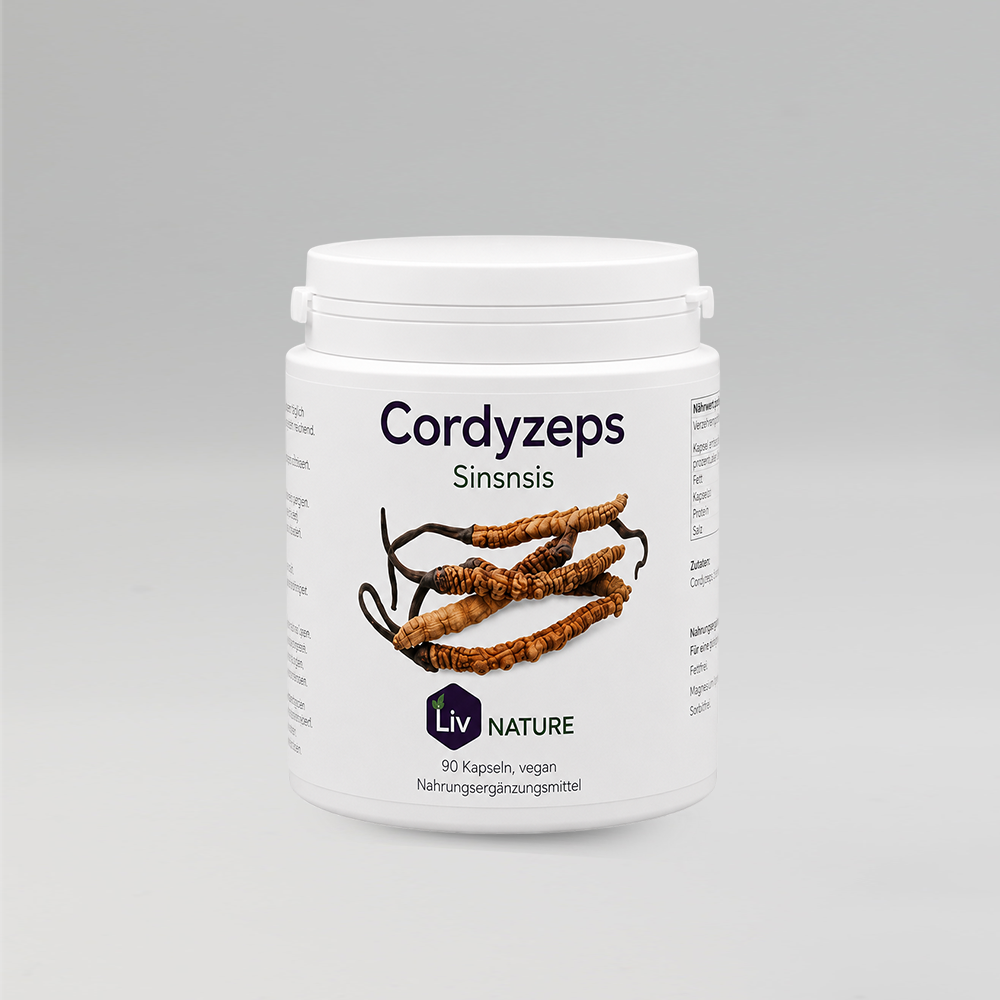 LivNature Cordyzeps Extrakt + Plv Kps 360 Stk