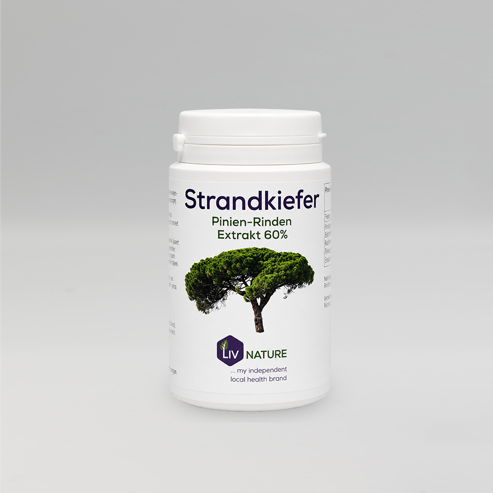 LivNature Strand-Kiefer Pinien Rinden- Extrakt 60% 60 Stk