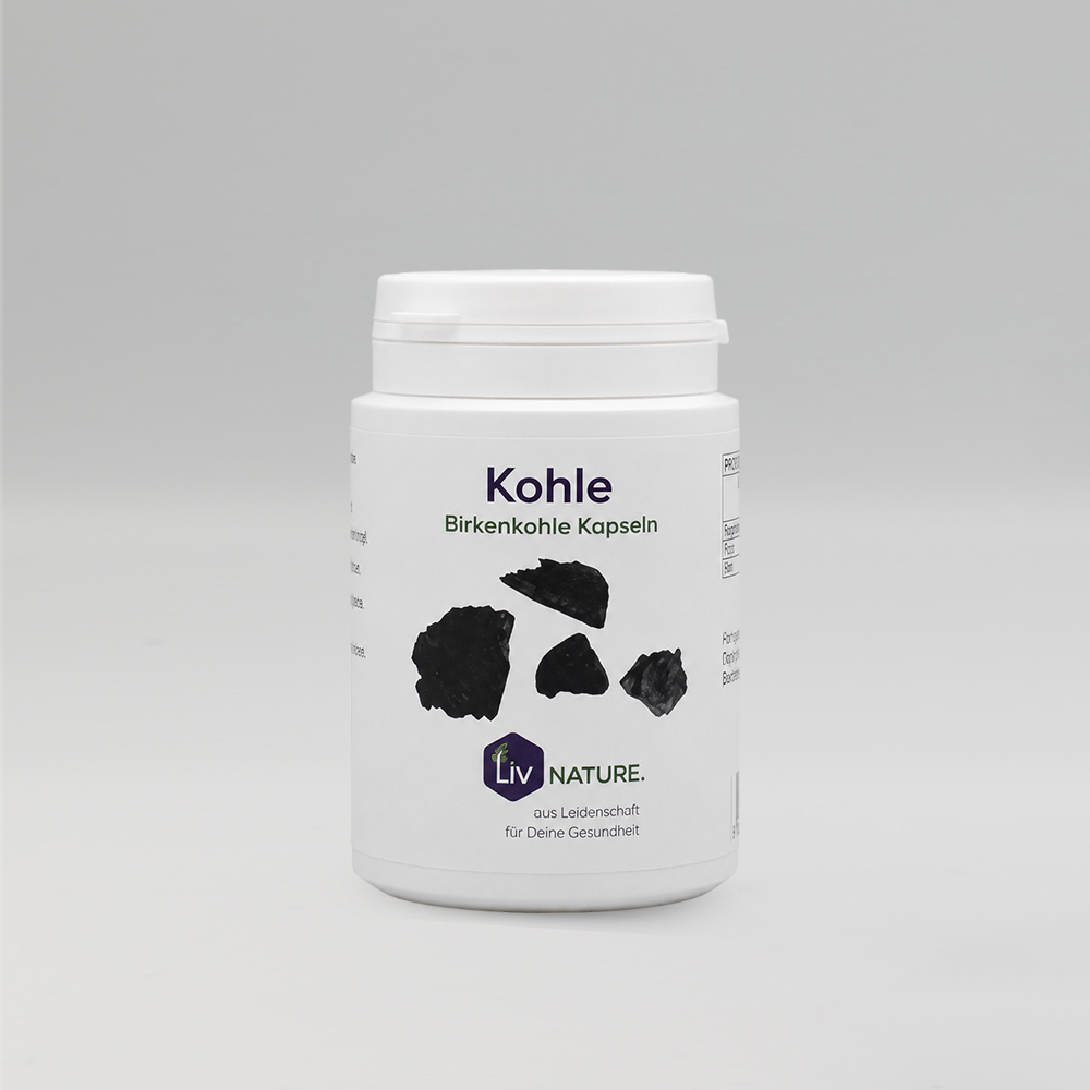 LivNature Birkenkohle 210mg Kps 200 Stk