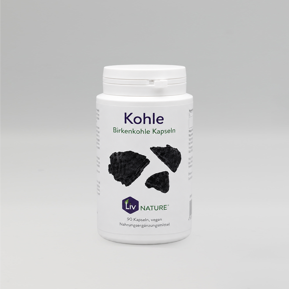 LivNature Birkenkohle 210mg Kps 100 Stk