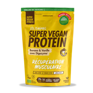 Iswari Protein Super Vegan Banane Vanille 400g Bio vegan