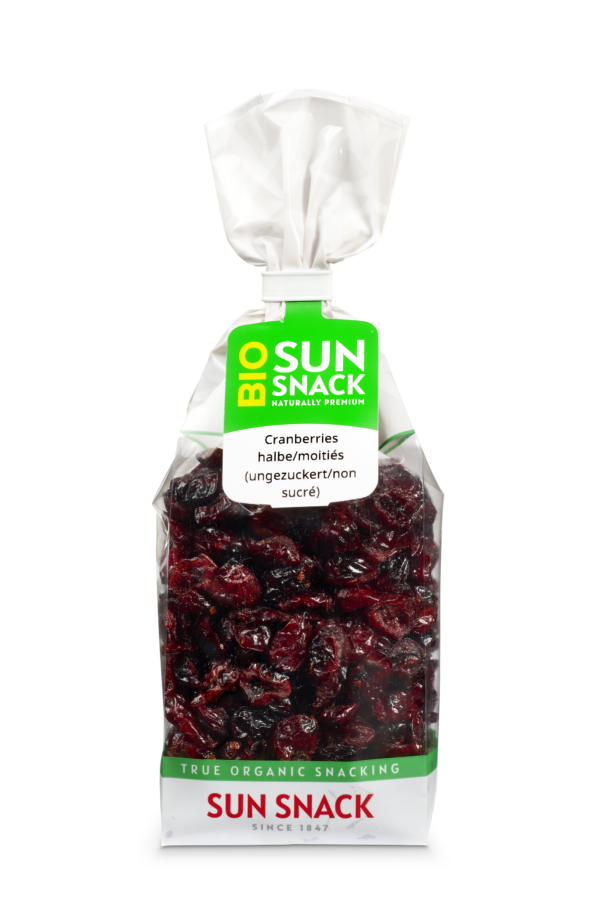 Sun Snack Cranberries halbe 200g Bio
