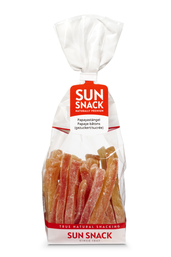 Sun Snack Papayastängel 200g