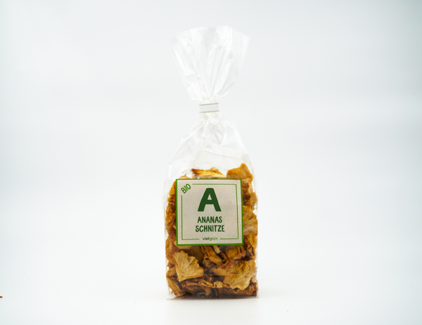 vielgrün Ananasschnitze 1/8 150g bio