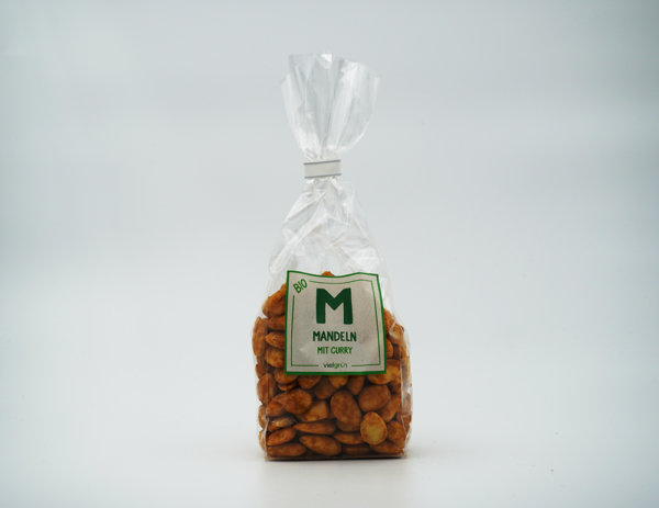 vielgrün Curry-Mandeln 150g Bio