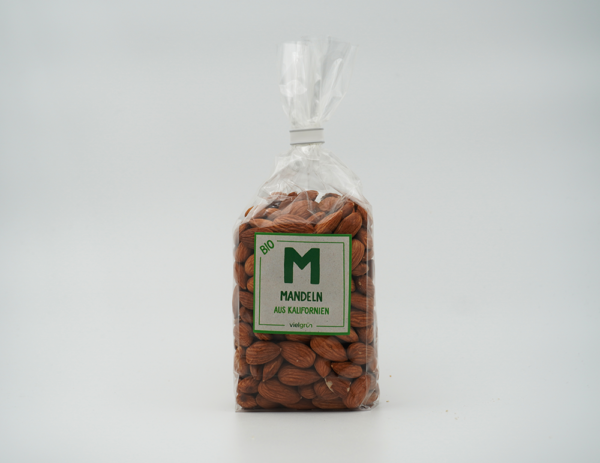 vielgrün Mandeln braun Kalif. 250g Bio