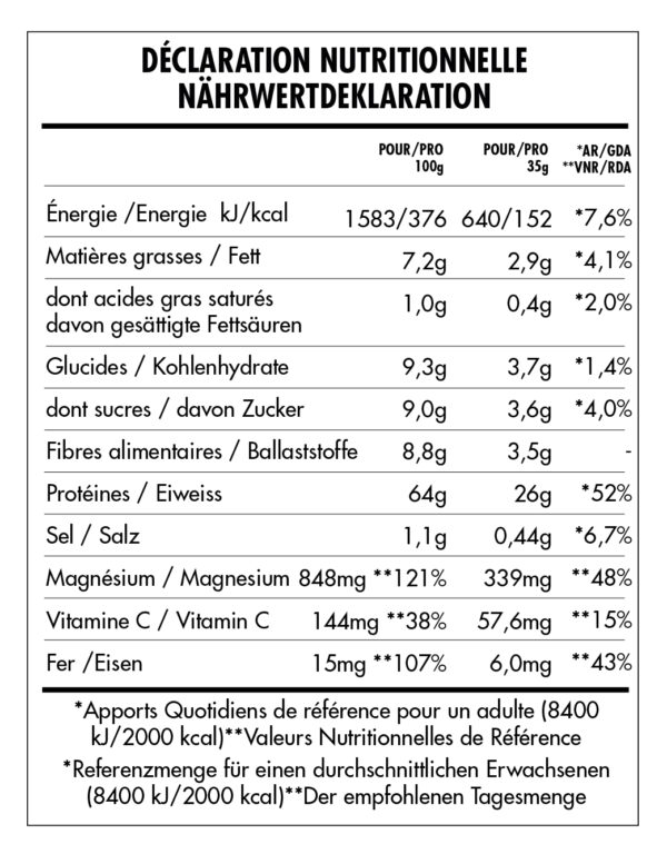 Iswari Protein Super Vegan Karamel Ashwaganda 400g Bio vegan – Bild 2