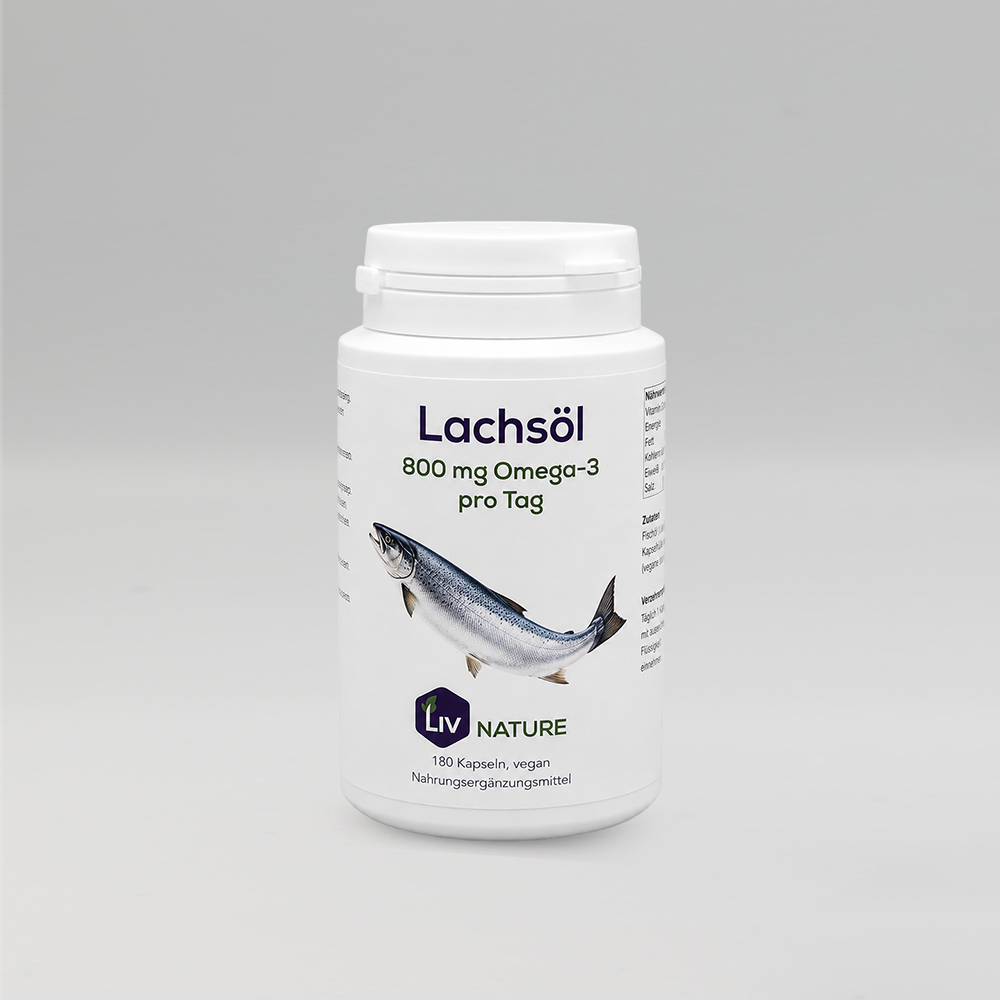 LivNature Lachsöl +10 mg Vit. E 100 Stk. à 500mg