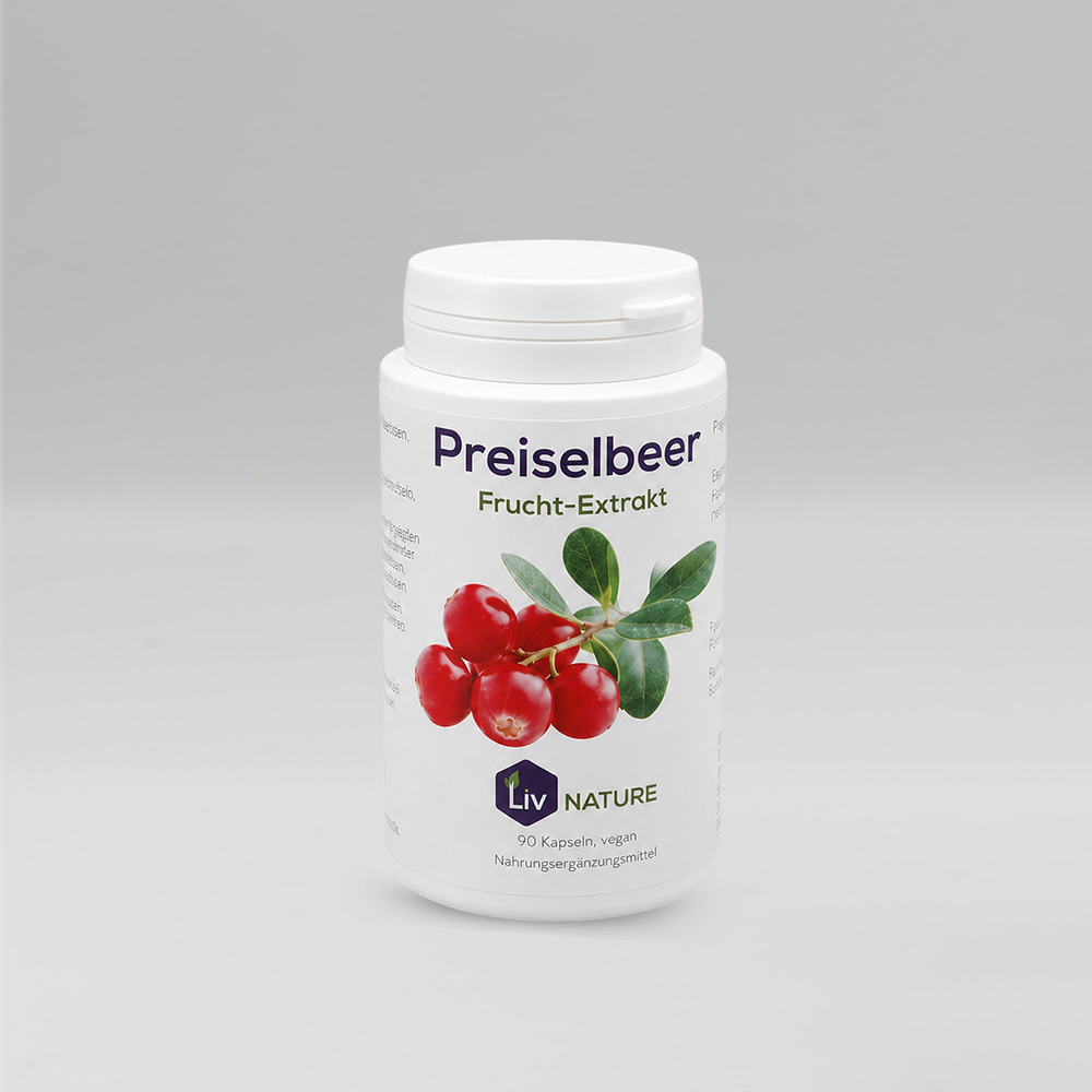 LivNature Preiselbeerfrucht Extrakt 250mg Kps 100 Stk