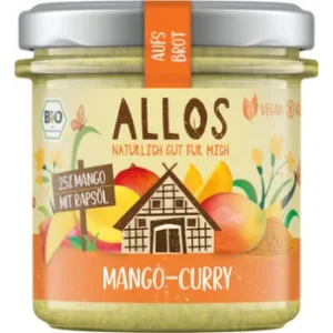 Allos Auf's Brot Mango Curry 140g Bio