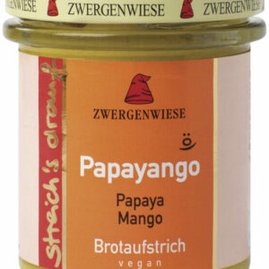 Zwergenwiese Aufstrich Papayango 160g Bio glutenfrei