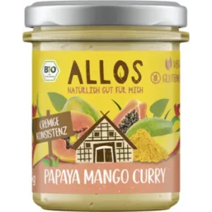 Allos Streichgenuss Papaya Mango Curry 175g Bio