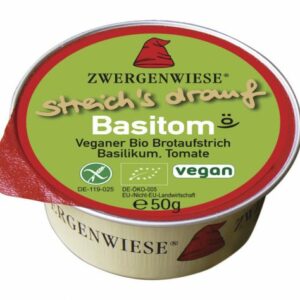Zwergenwiese Aufstrich Basitom 50g Bio glutenfrei
