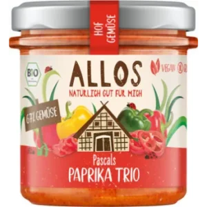 Allos Hof Gemüse Paprika trio 135g Bio vegan