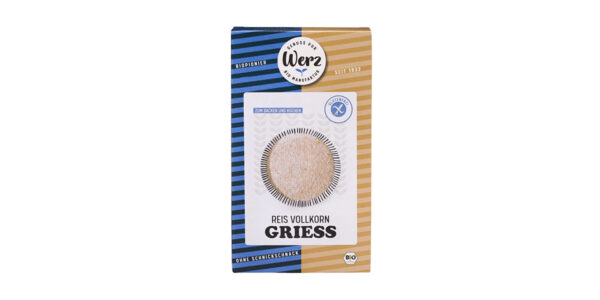 Werz Griess Reis 250g Bio gf