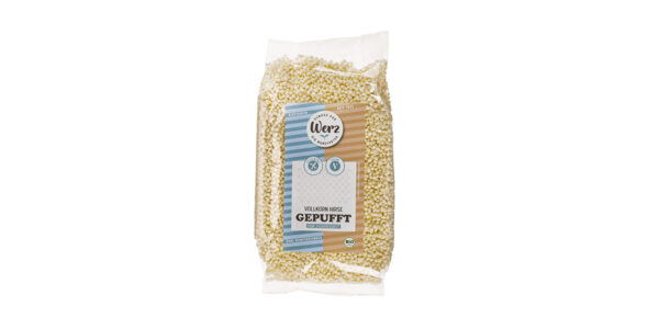 Werz Hirse Pops 125g Bio gf
