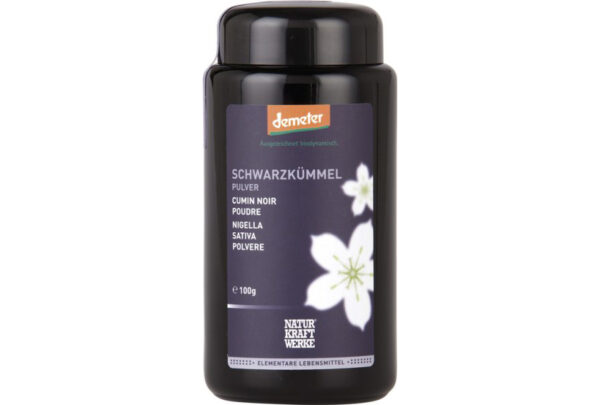 Naturkraftwerke Schwarzkümmel-Samen gemahlen 100g
