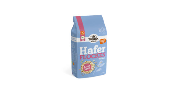 Bauck Haferflocken Kleinblatt 475g Bio gf