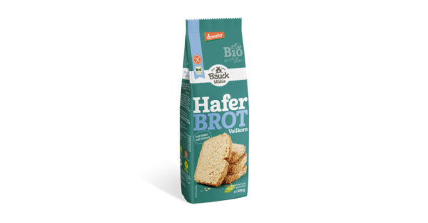 Bauck BM Brot Hafer VK 500g Demeter gf