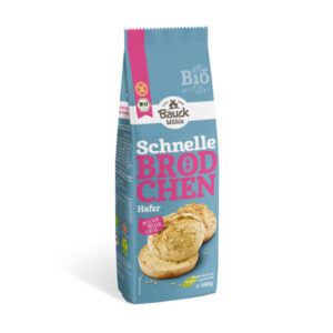 Bauck BM Schnelle Brötchen Hafer 500g Bio gf vegan