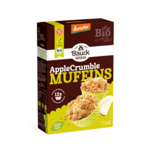 Bauck BM Muffins Apple Crumble 400g Demeter gf