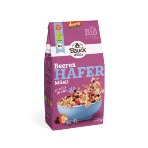 Bauck Müesli Hafer mit Beeren 425g Bio gf