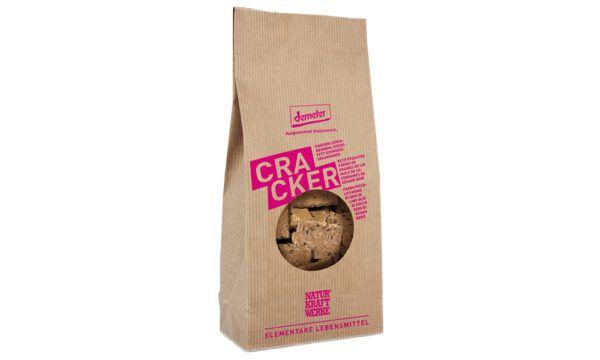 Naturkraftwerke Cracker mit Einkornmehl 100g