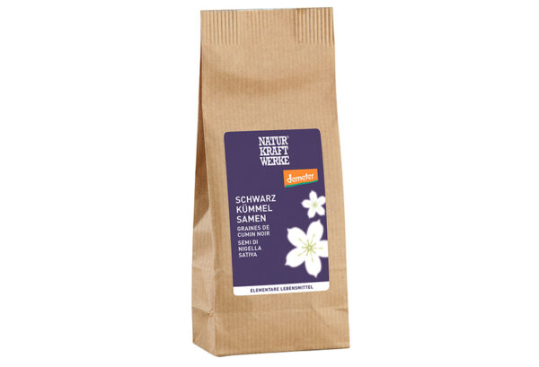 Naturkraftwerke Schwarzkümmel-Samen ganz NFP 100g