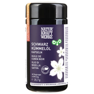 NKW Schwarzkümmelöl Vegi Kps 60Stk Bio
