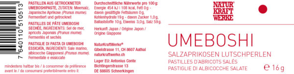 Naturkraftwerke Umeboshi Lutschperlen 16g – Bild 2