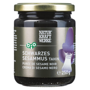 Naturkraftwerke Schwarzes Sesammus 250g Bio gf