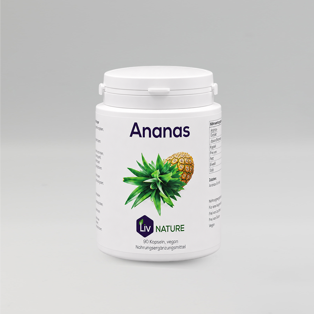 LivNature Ananas 355mg Kps 200Stk