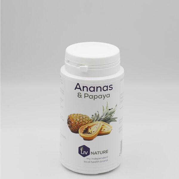 LivNature Ananas + Papaya 435mg Kps 100Stk