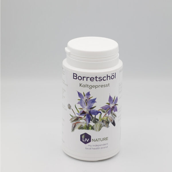 LivNature Borretschöl 510mg Kps 100Stk