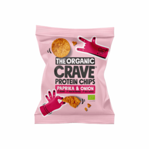 The Organic Crave Protein Chips Paprika&Onion 30g