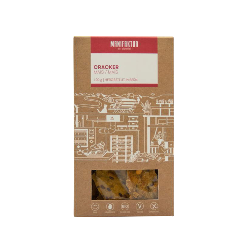 Manifaktur Mais Cracker 100 g Bio gf