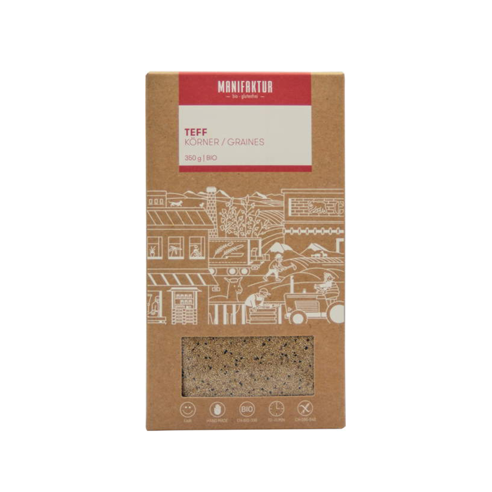 Manifaktur Teff Körner 350g Bio gf