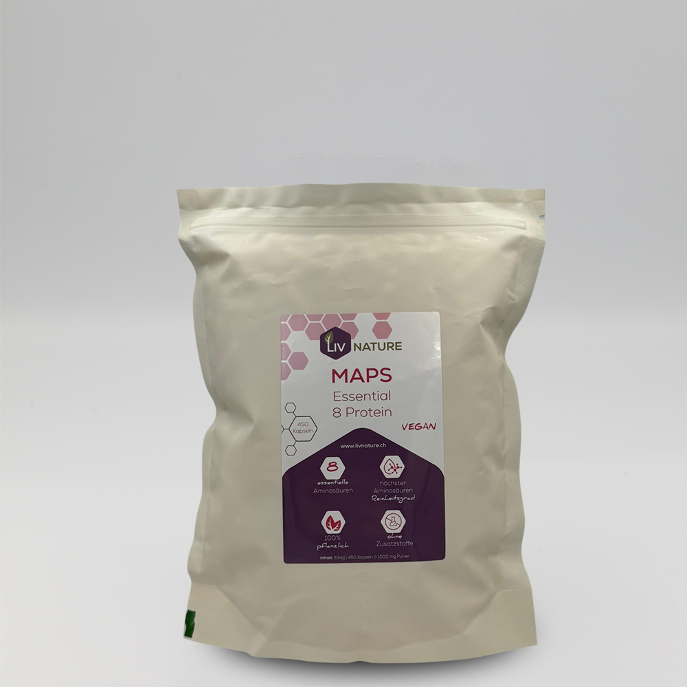 Liv Nature MAPS Essential 8 Protein Refill 450 Stk