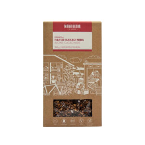 Manifaktur Hafer-Kakao-Nibs ohne Mandeln Granola 2500g Bio gf vegan