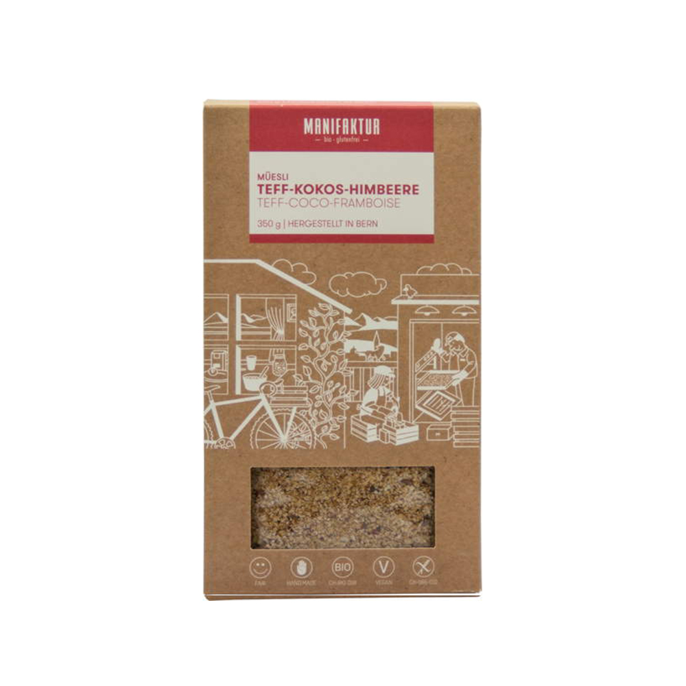Manifaktur Müesli Teff-Kokos-Himbeere 350g