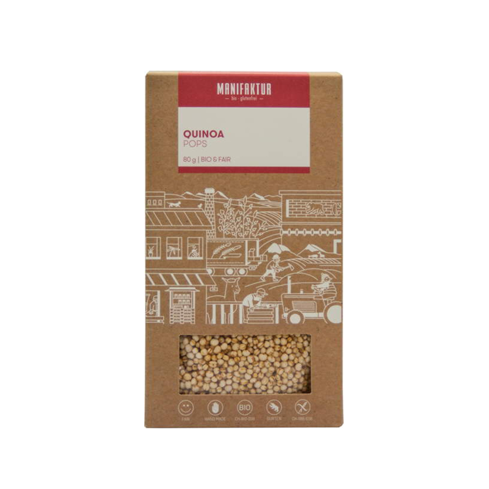 Manifaktur Quinoa Pops 80g gf
