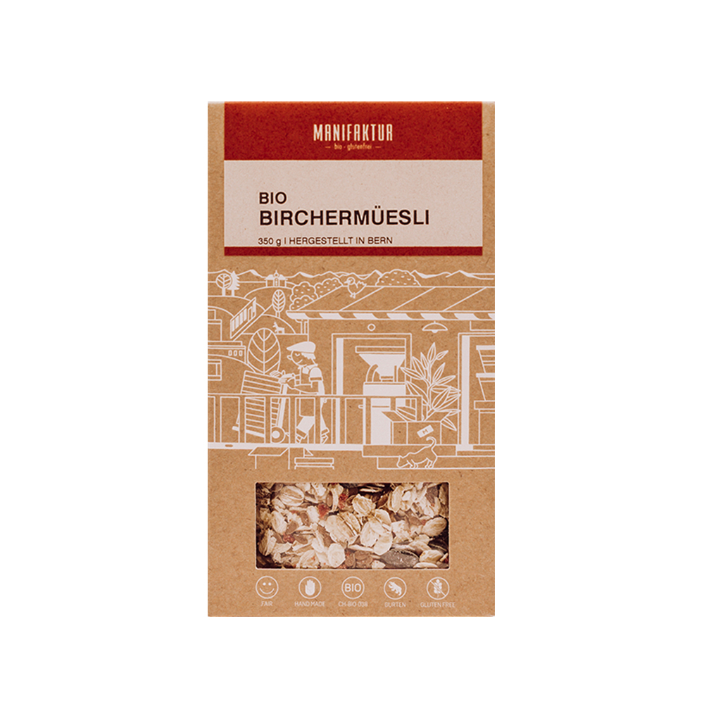 Manifaktur Birchermüesli 350g Bio gf vegan